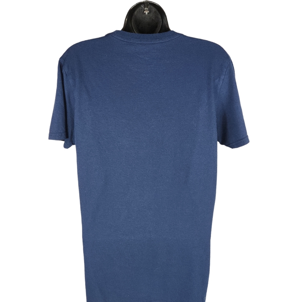 Adidas, women's Navy blue adidas tee shirt, short sleeves, round neck, Sz S/P - Picture 4 of 5